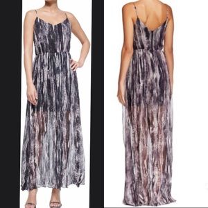 Andrew Marc purple maxi dress